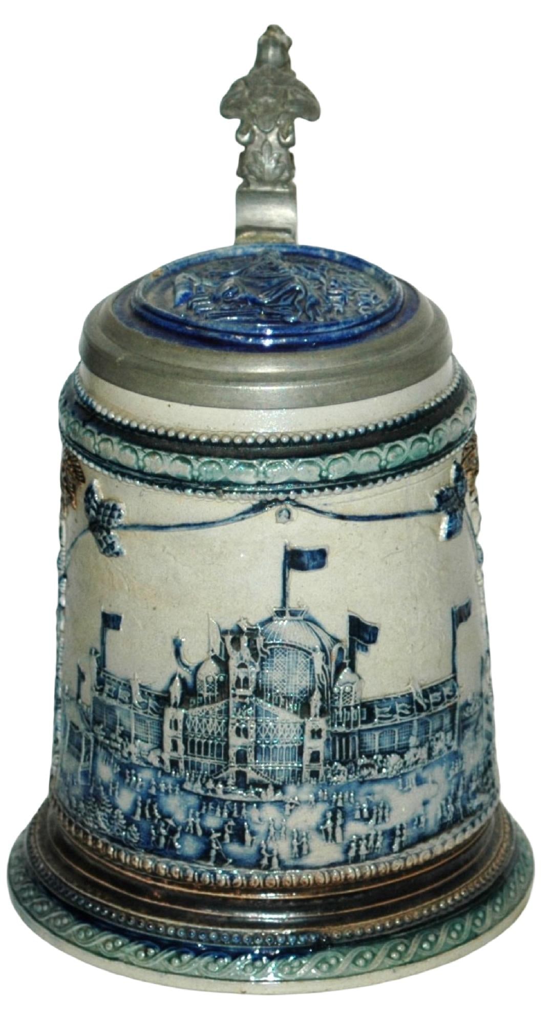 1904 St Louis Exposition Festival Hall Stein (1 of 5)