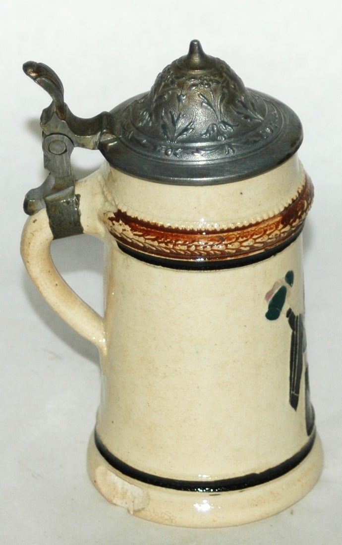 Munich Child Threaded Relief 1/8L Stein - 2
