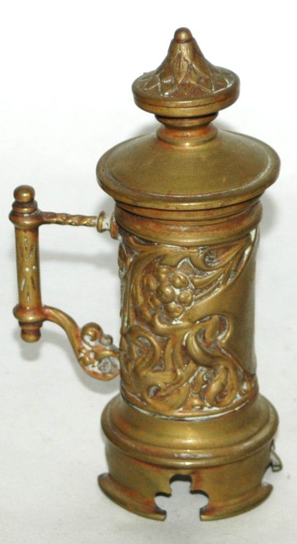 Brass Character Table Lighter Shaped Stein - 2