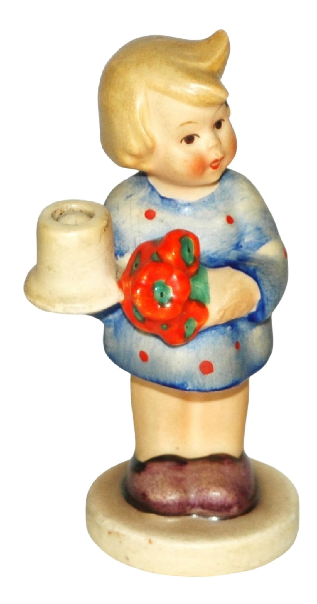 Experimental 1939 Sample Hummel Girl w Nosegay (1 of 4)