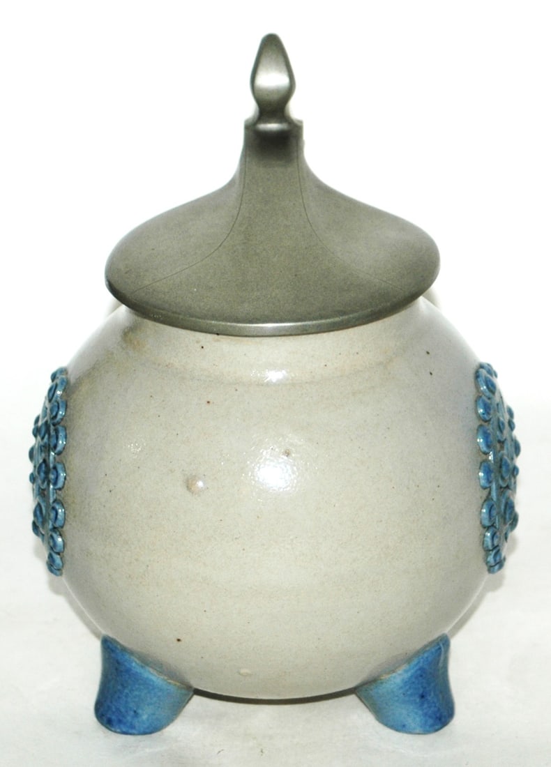 Riemerschmidt Stoneware Stein in Blue Coloring - 2