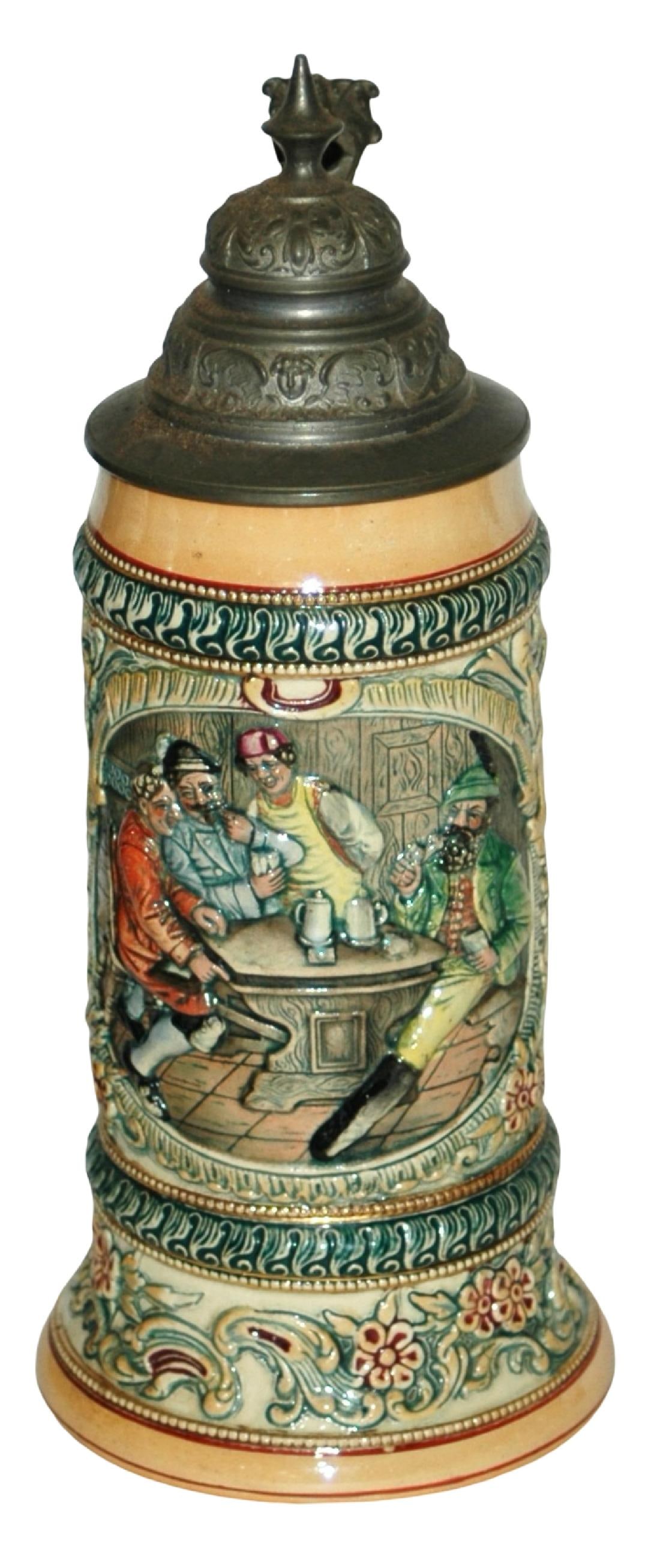 Diesinger Men at Tavern Table Stein (1 of 4)