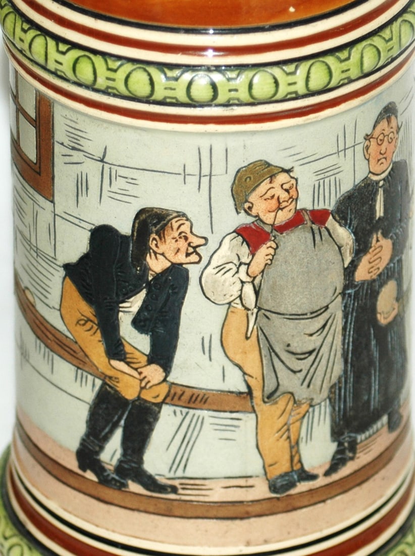 HR Men Bowling Wrap Around Scene Stein - 2