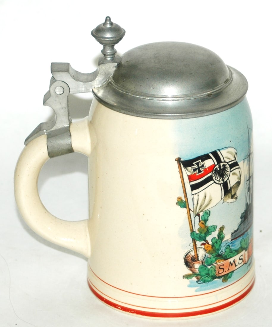 SMS Kaiser Barbarossa Battleship Stein - 3