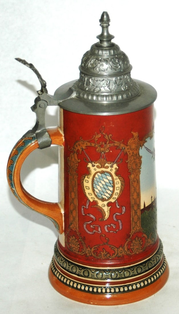 HR Munich Skyline Etched Stein - 3