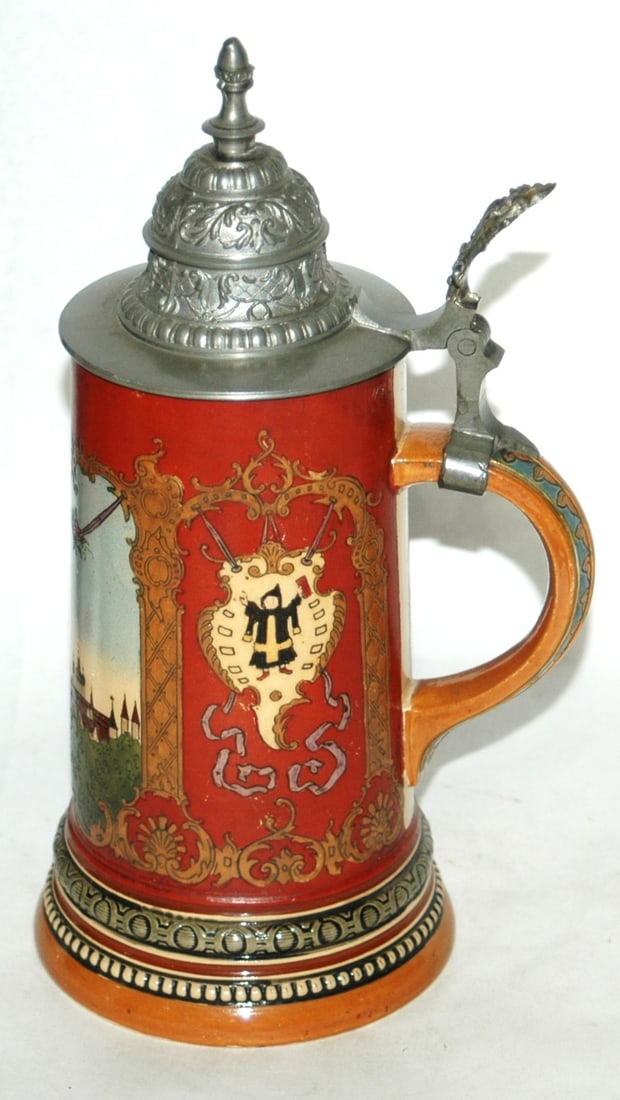 HR Munich Skyline Etched Stein - 4