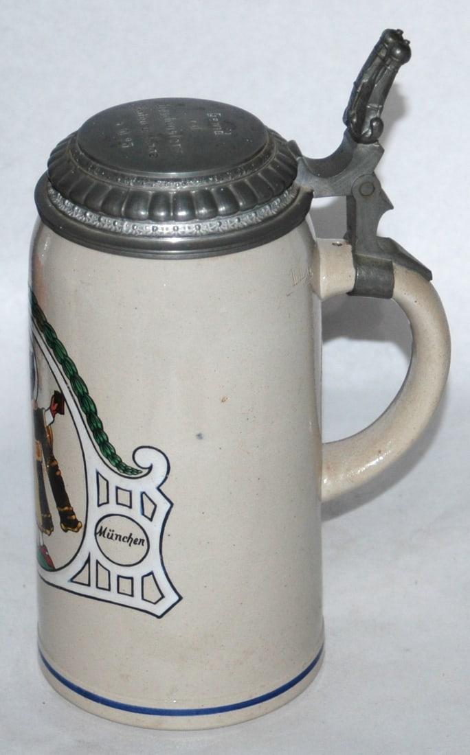 1L Munich Child Stoneware Stein - 3
