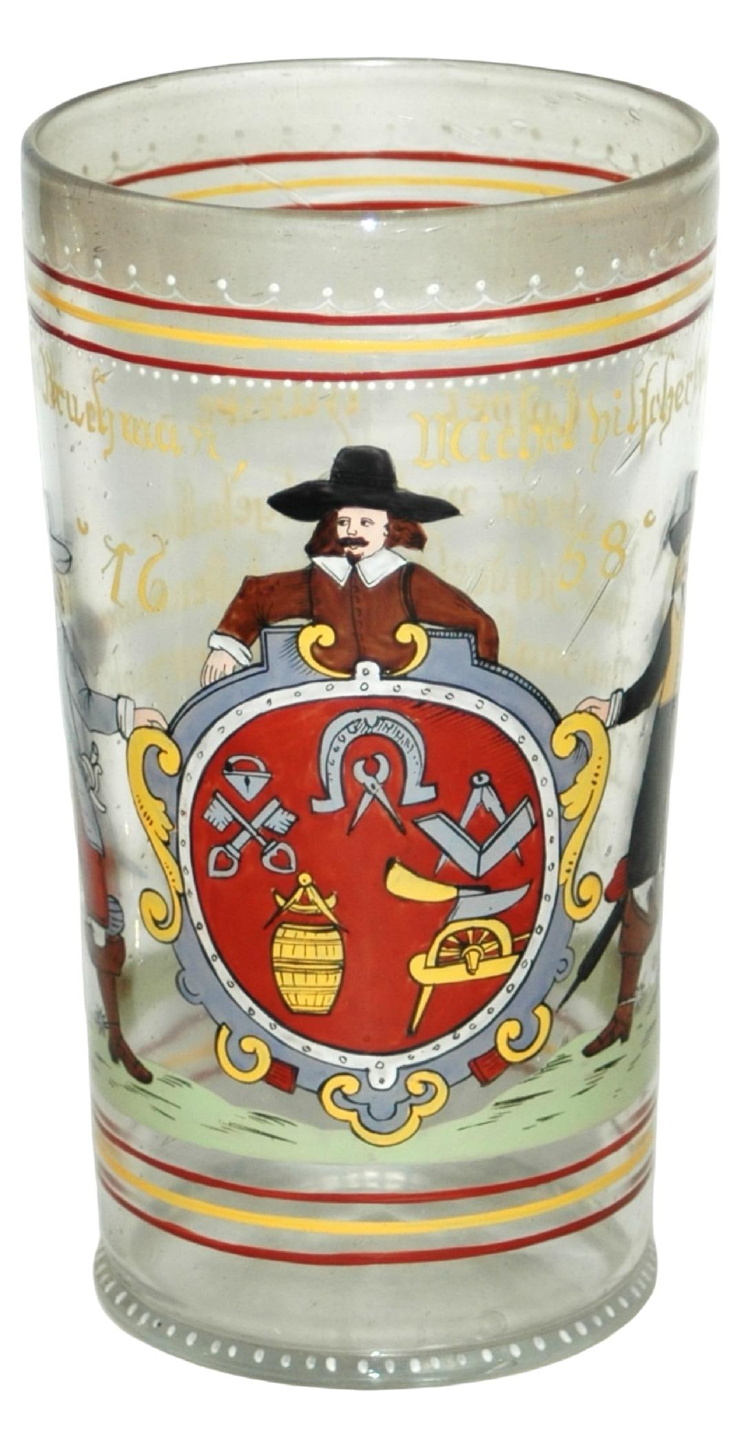 Fritz Heckert Occupational Blacksmith 1880 Beaker (1 of 5)