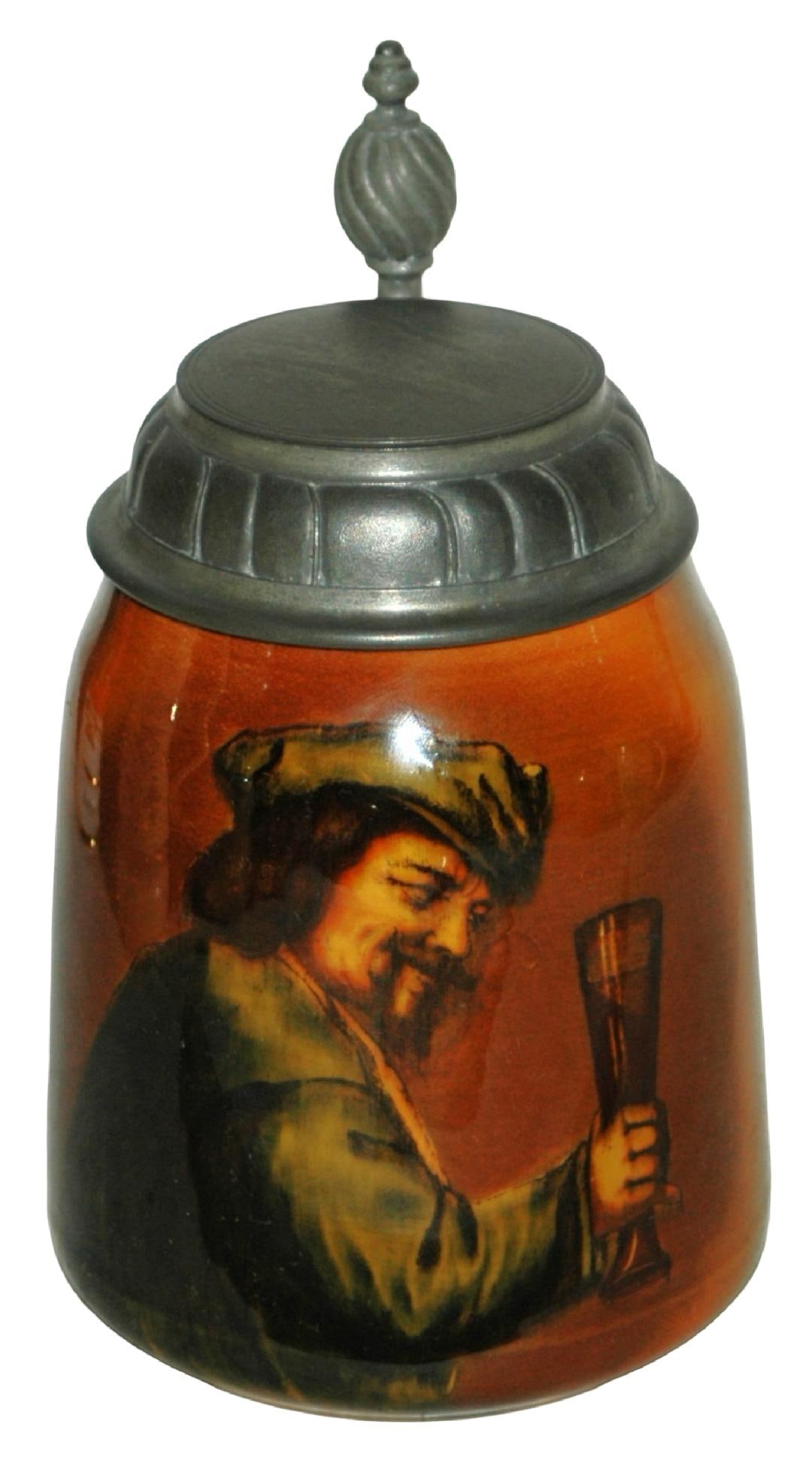 Mettlach Rookwood Man w Pilsner of Beer Stein (1 of 3)