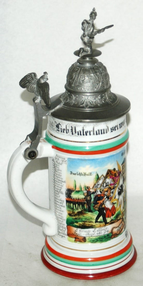Regimental Inft Nr 94 Bolt Handle Hinge Stein - 3