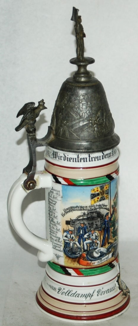 Regimental SMS Hertha Ship Stein Bolt Hinge - 3