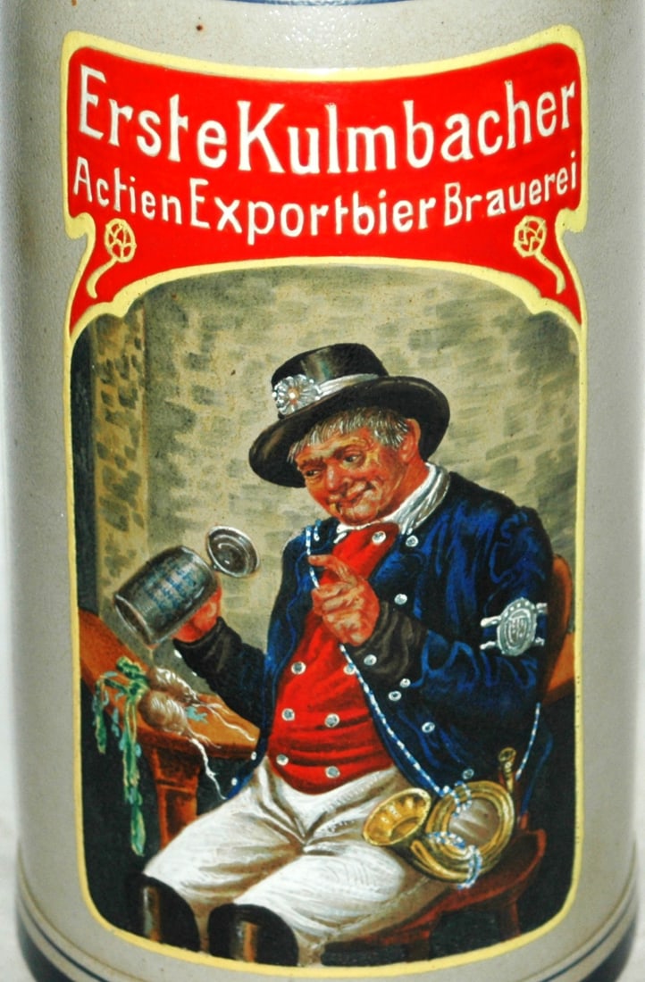 Uncommon 2L Brewery Stein w Postman Scene - 2