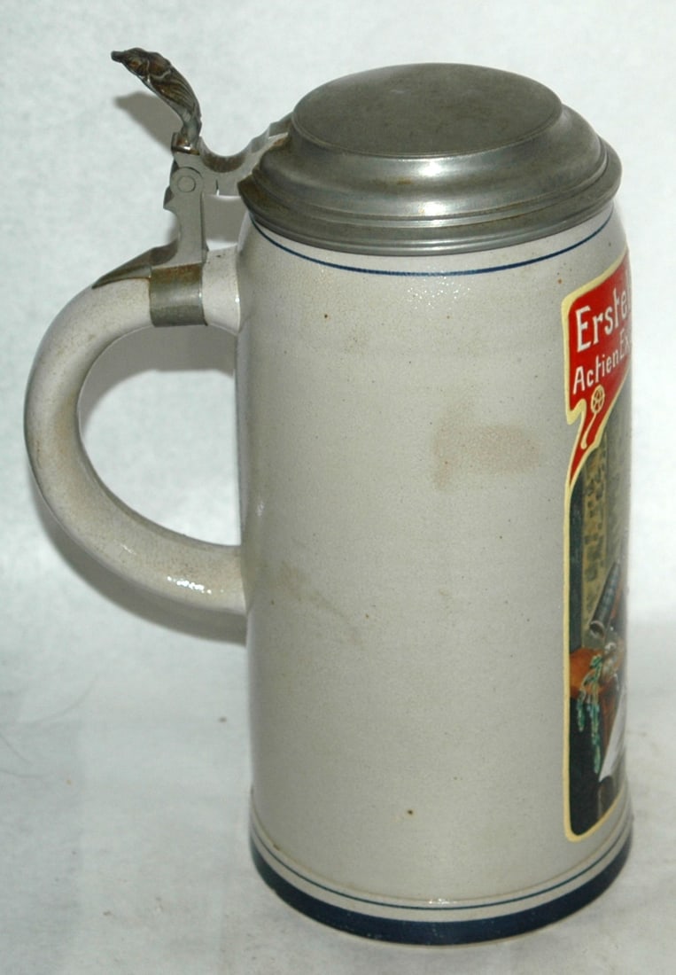 Uncommon 2L Brewery Stein w Postman Scene - 3