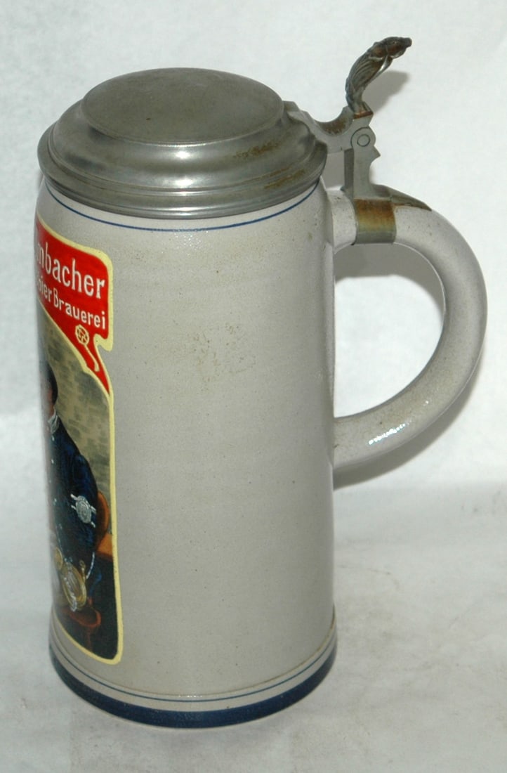Uncommon 2L Brewery Stein w Postman Scene - 4