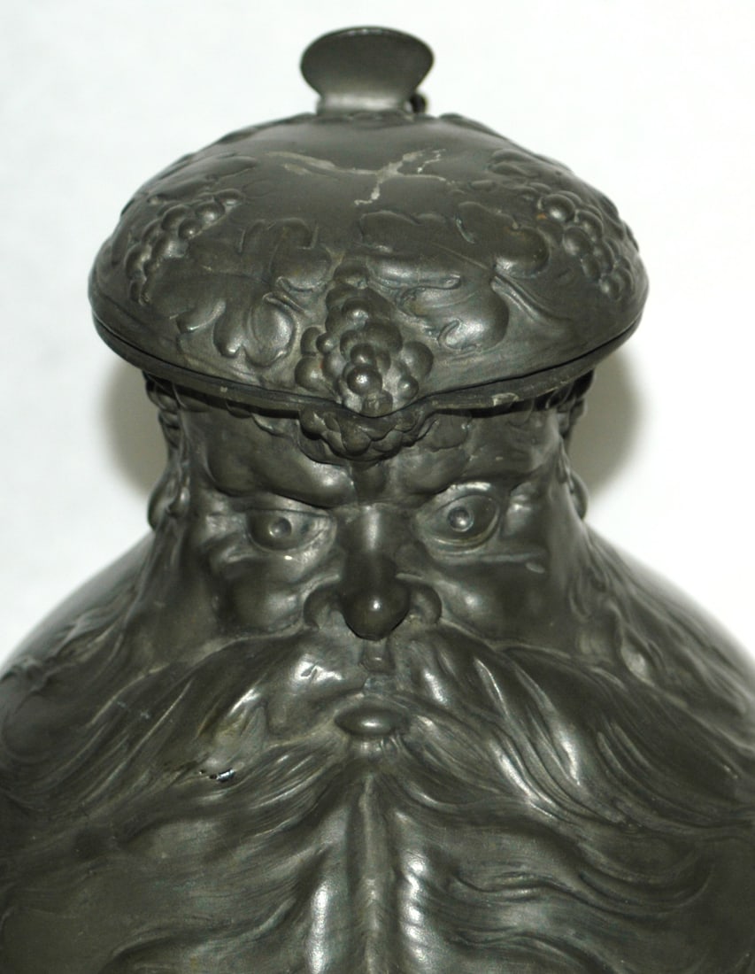 1L Bearded Man Pewter Character Stein - 2