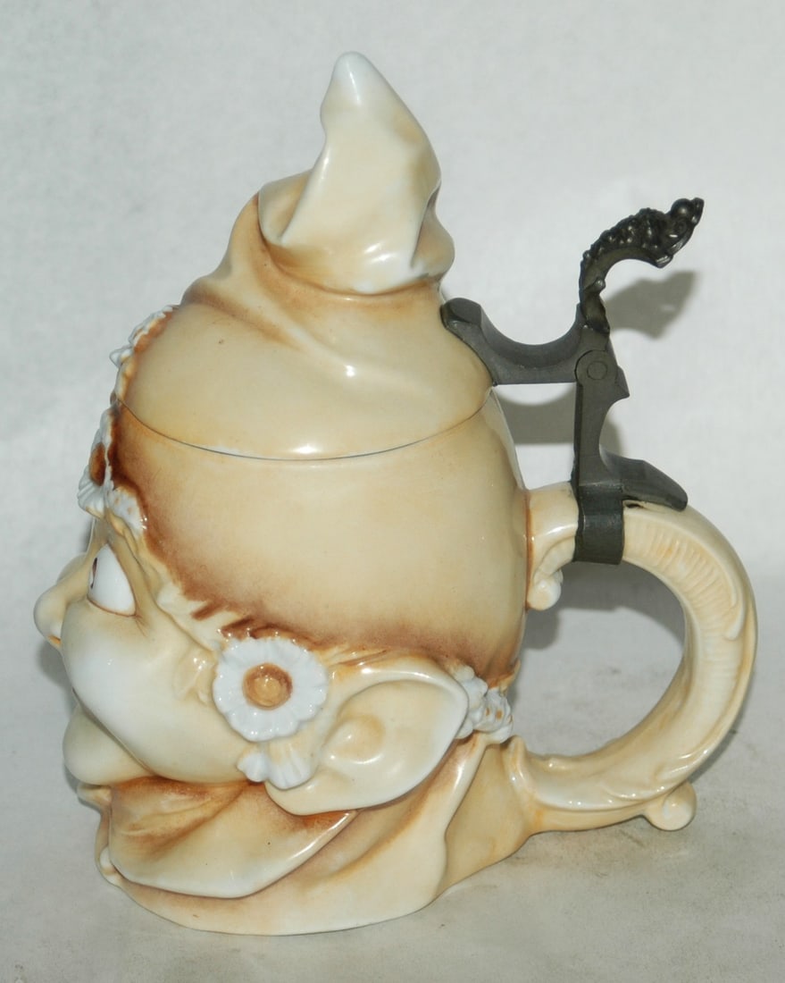 Schierholz Pixie w Flowered Hood Character Stein - 4