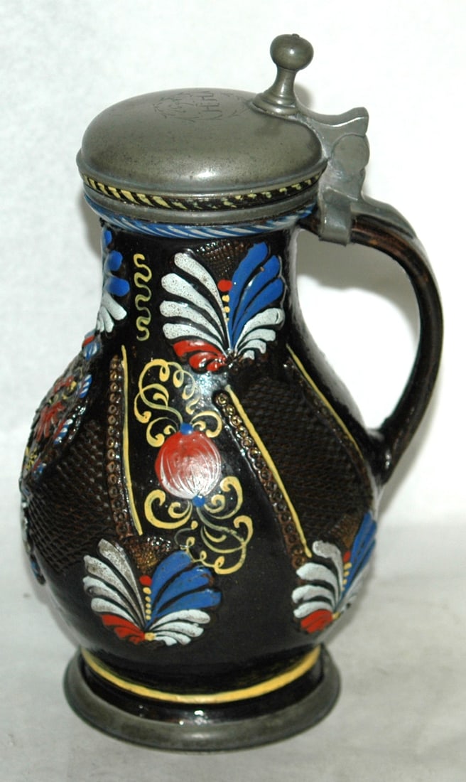 1L Dippoldiswalde 1697 Double Headed Eagle Stein - 4