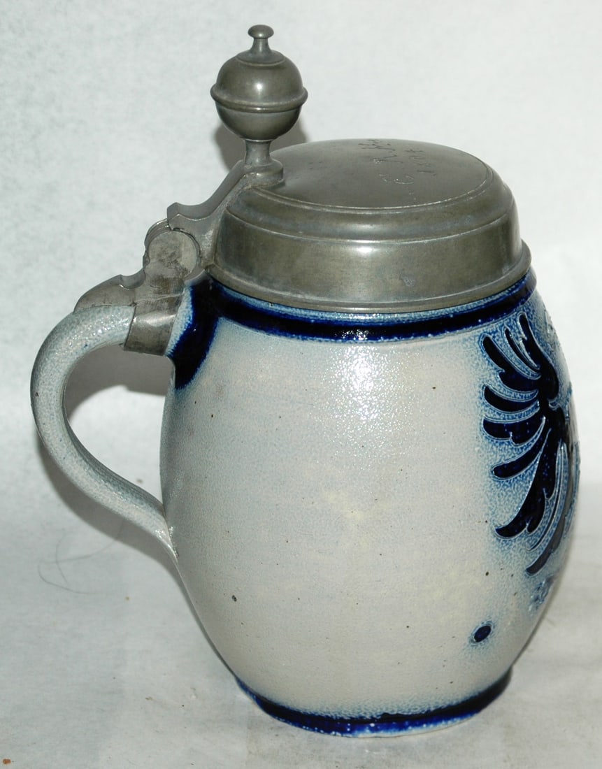 1-1/4L Westerwald Eagle Design Stein 1804 Lid - 3