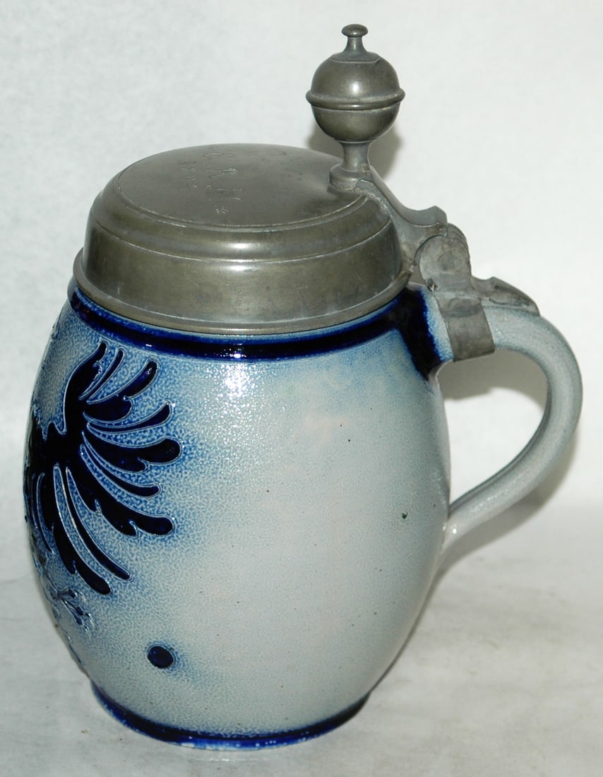 1-1/4L Westerwald Eagle Design Stein 1804 Lid - 4