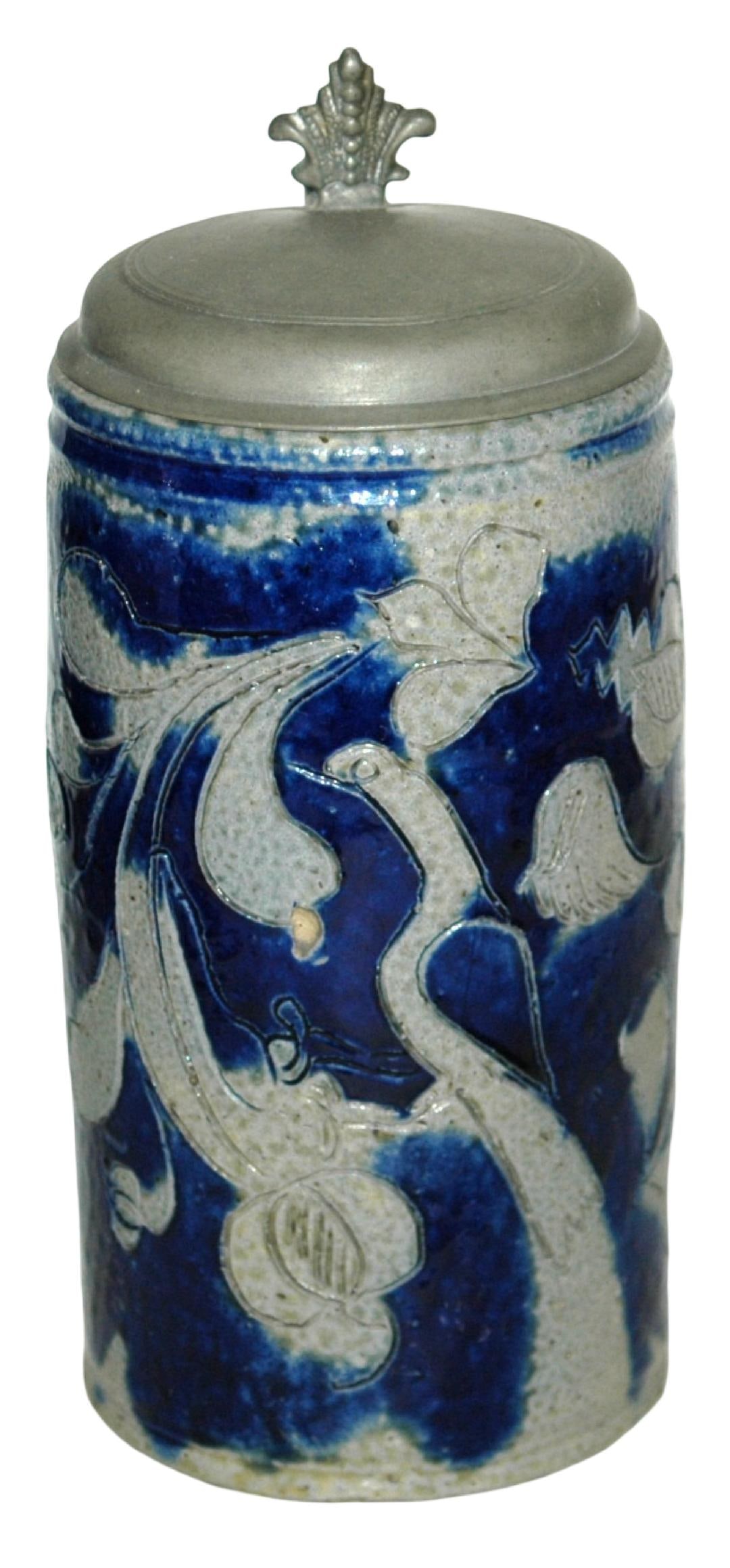 1L Muskau Floral Scratch Design Stein c.1740 (1 of 5)