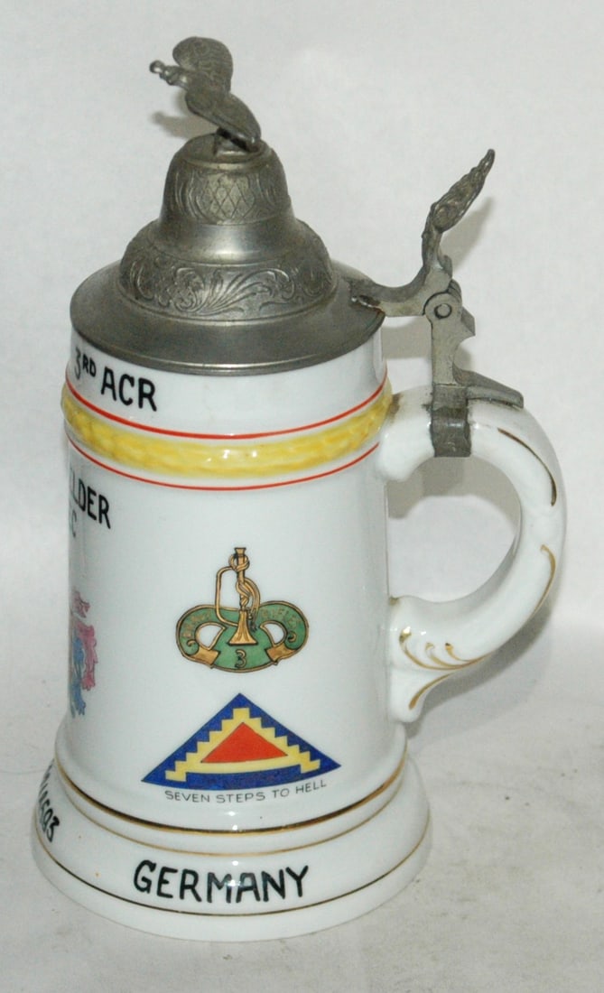 US Cold War Regimental Stein Medic Sec Bamberg - 4