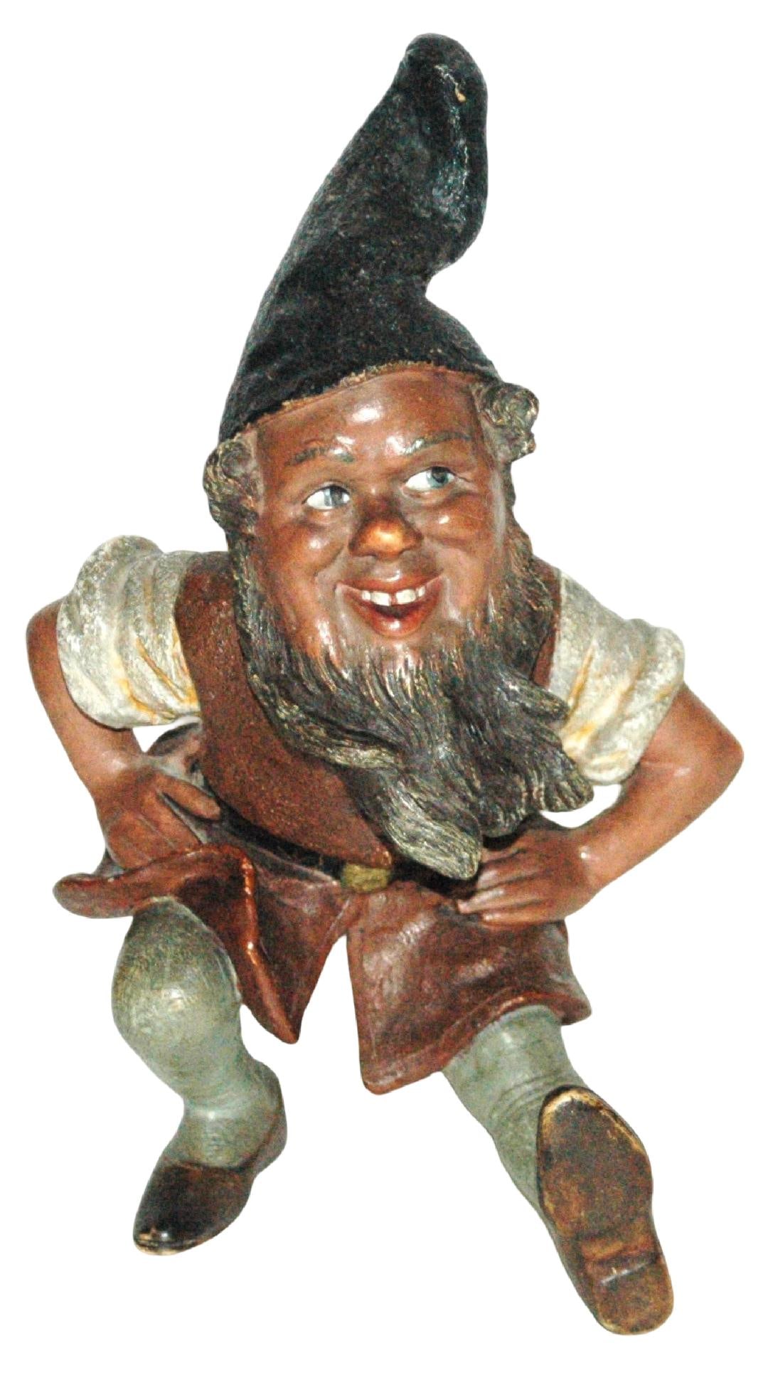 Benard Bloch Terracotta Dancing Dwarf Figure (1 of 4)