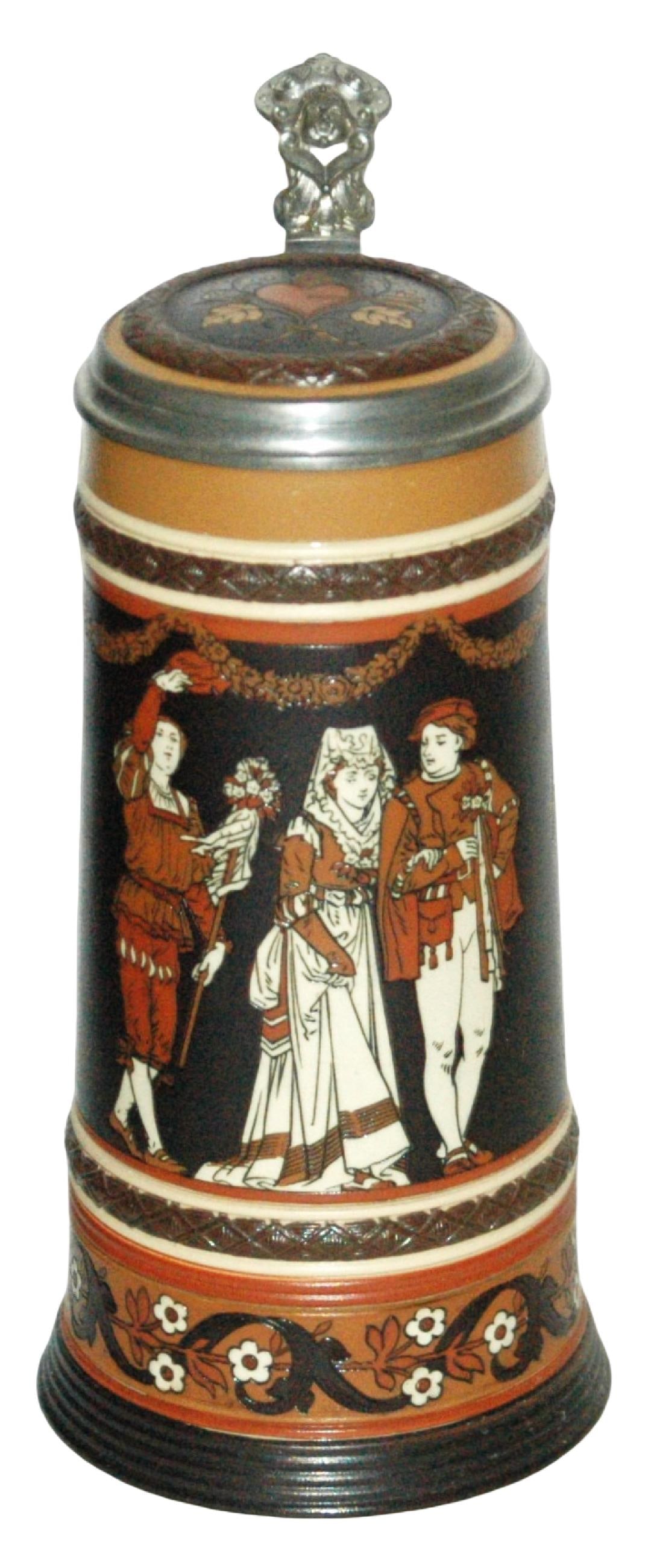 1L Mettlach Wrap Around Wedding Procession Stein (1 of 5)