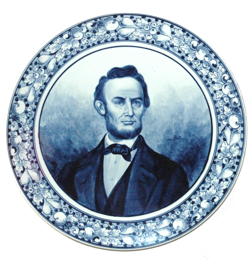 Abraham Lincoln Royal Bonn 14" Plaque (1 of 1)