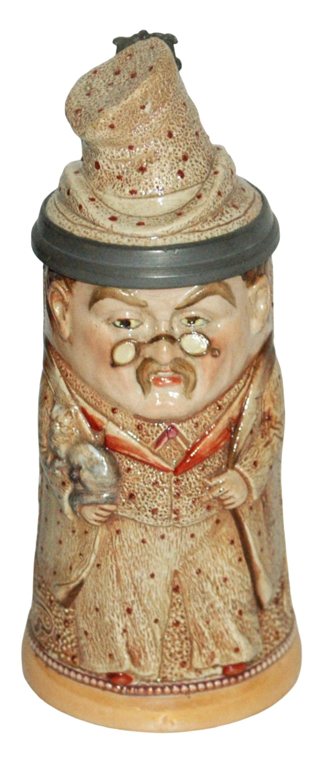Uncommon Diesinger of Man with Cat Character Stein (1 of 4)