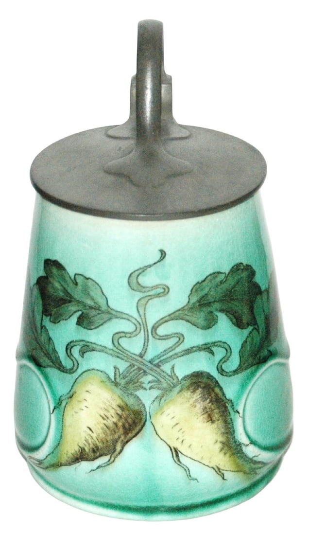 Mettlach Art Nouveau Reimerchmidt Radish Stein (1 of 5)