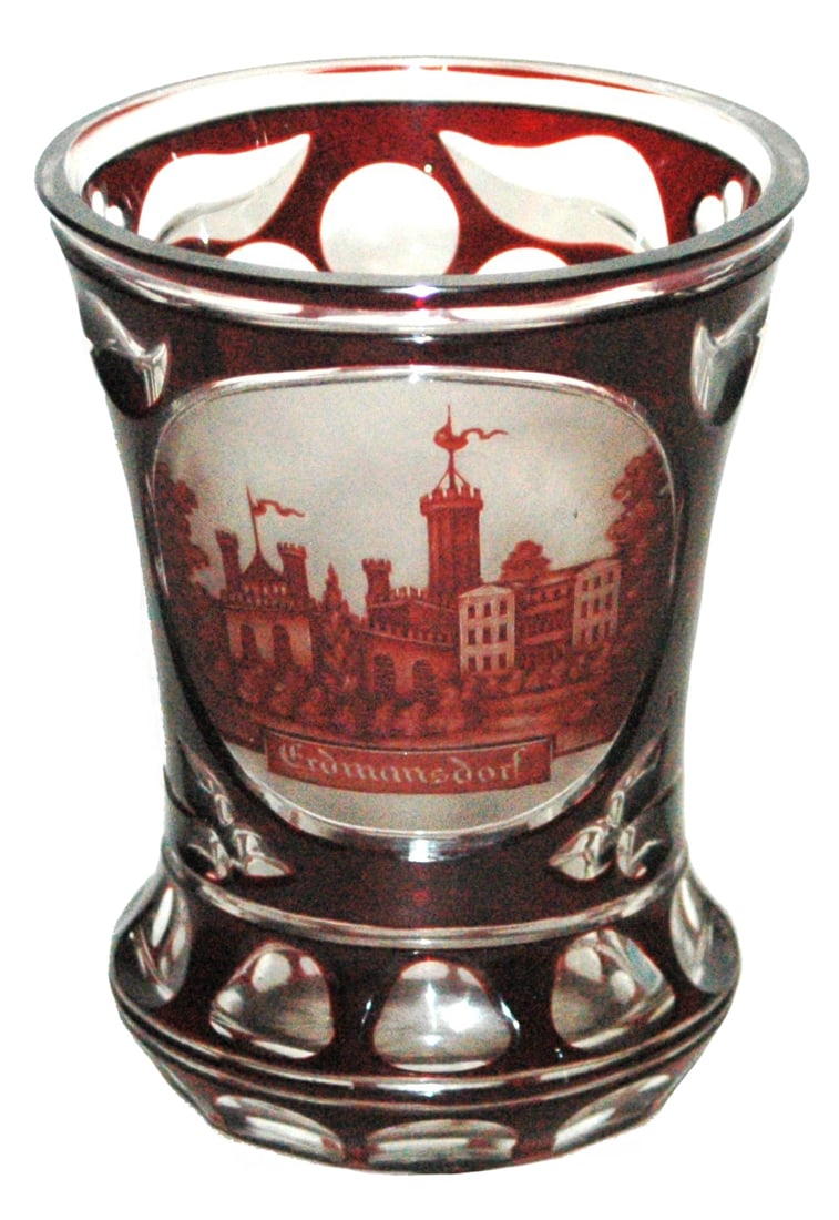 Cameo Cut Scene of Erdmansdorf 1860 Bohemian Beakr (1 of 3)