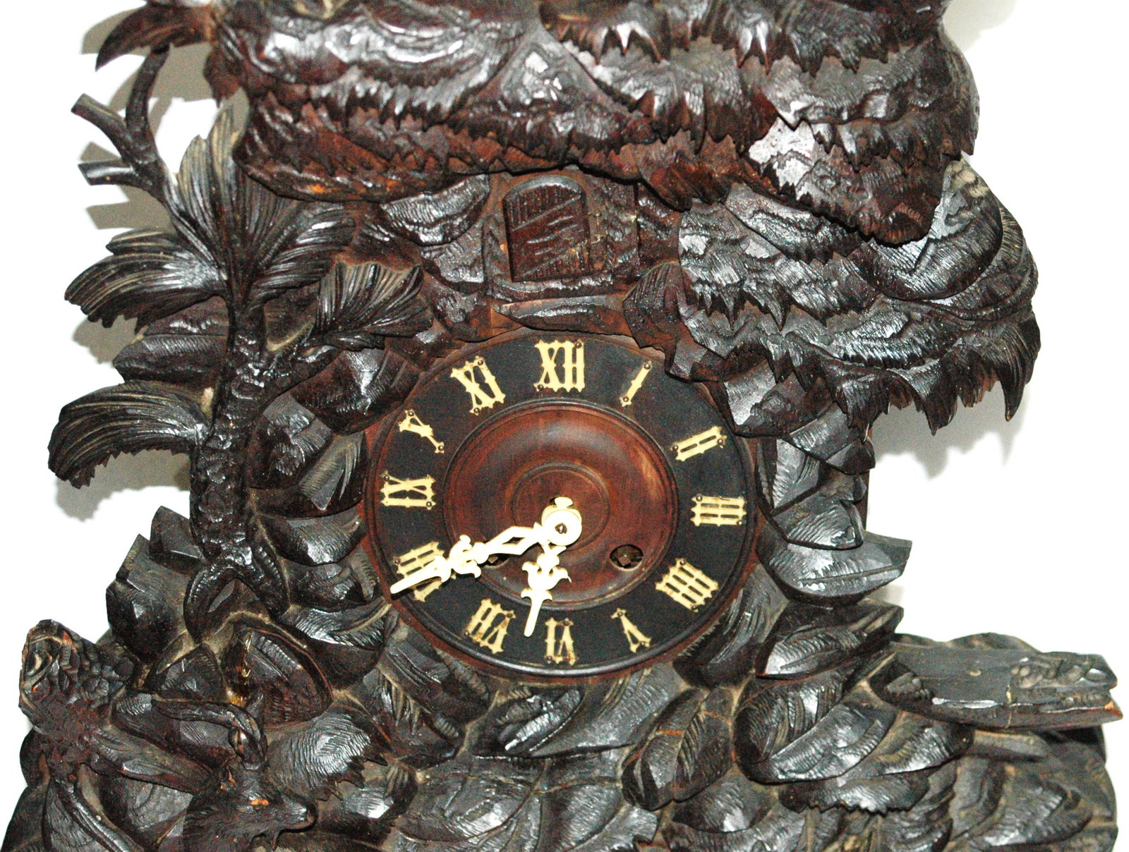 Black Forest Mantle Cuckoo Clock Chamois Top - 3