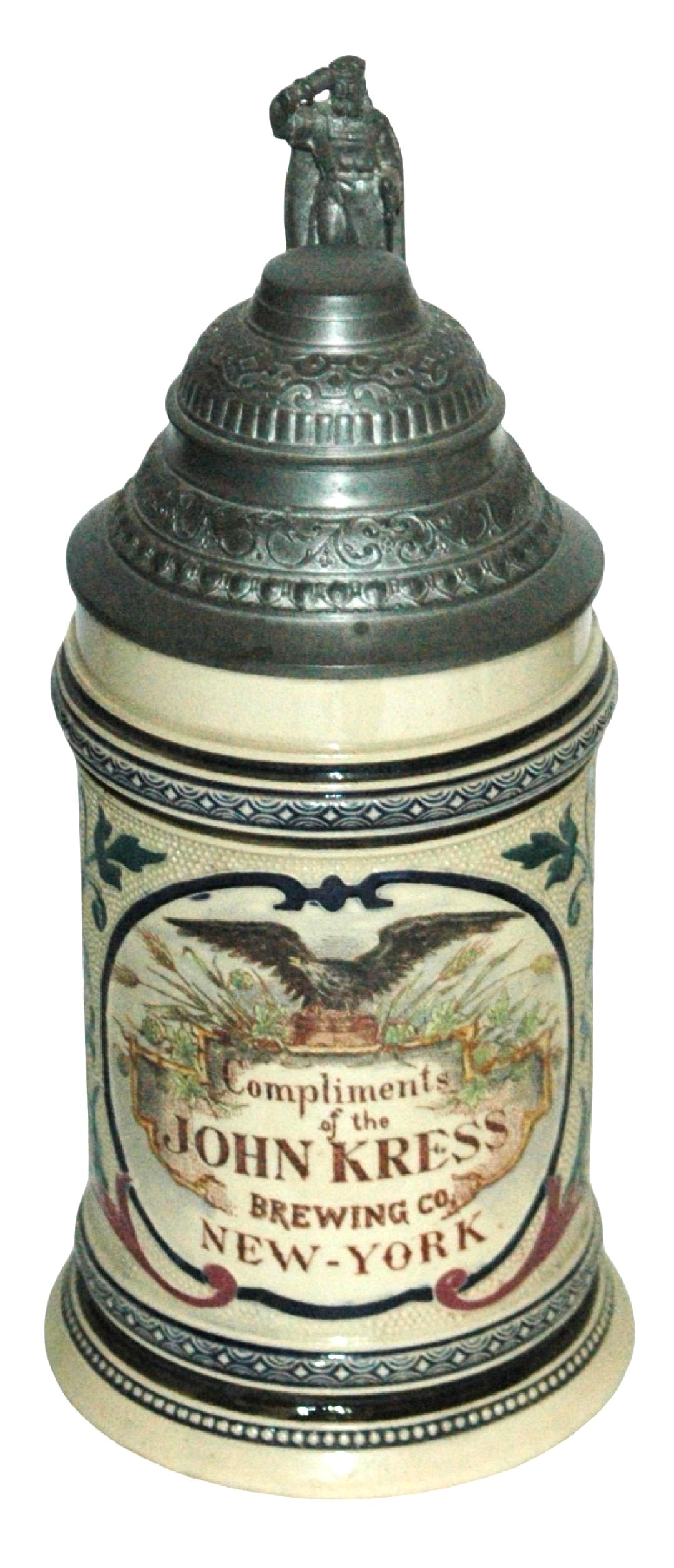 John Kress Brewing Co Advertising Stein (1 of 4)