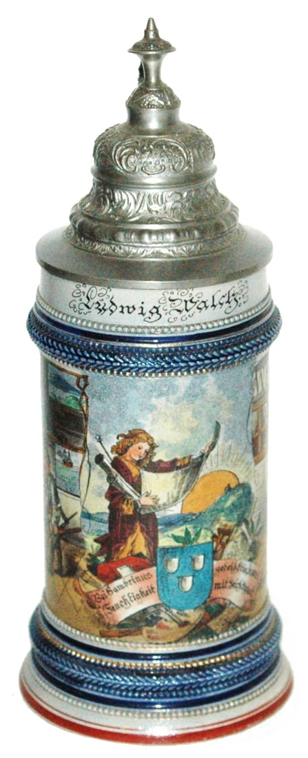Occupational Artist Scene Painting Murals Stein (1 of 4)