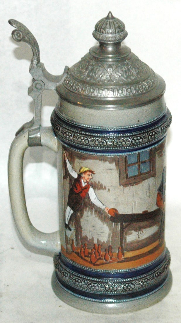 HR Men in Bowling Scene Stein - 3