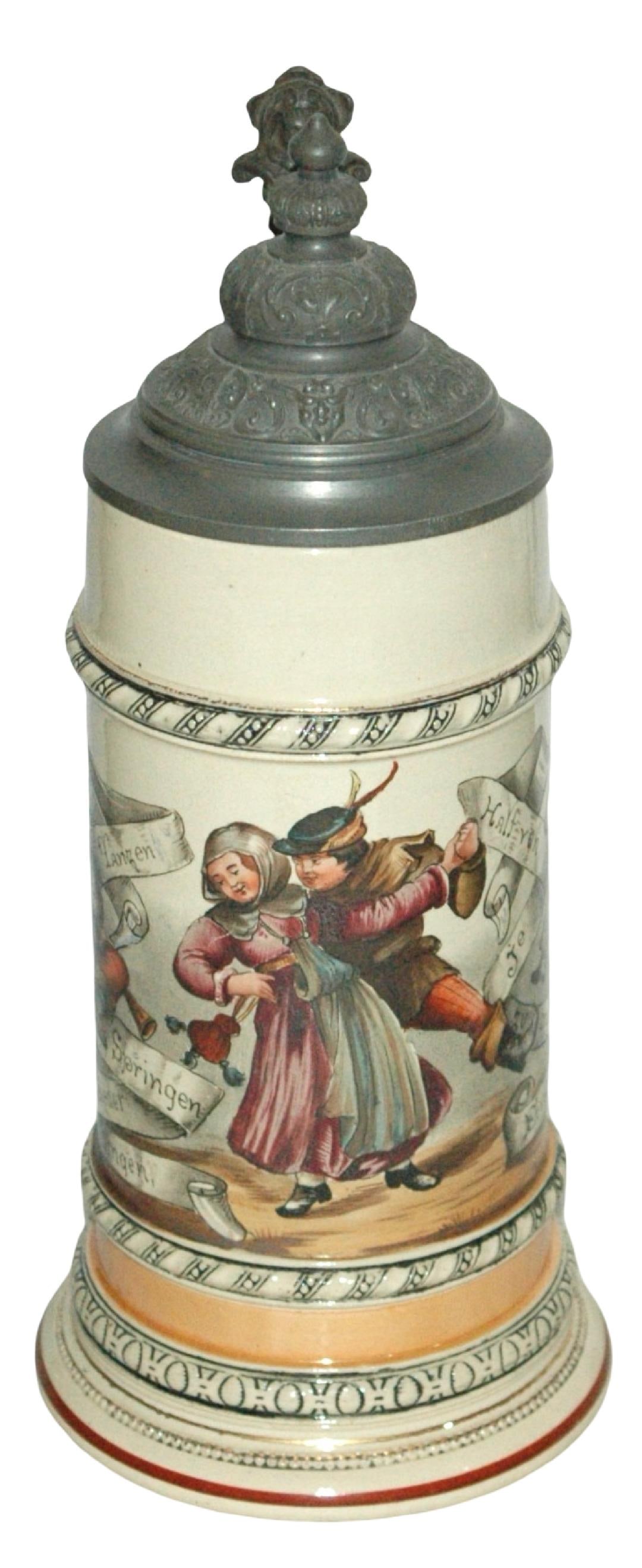 1L Bagpipe Player & Dancing Couples Stein (1 of 4)