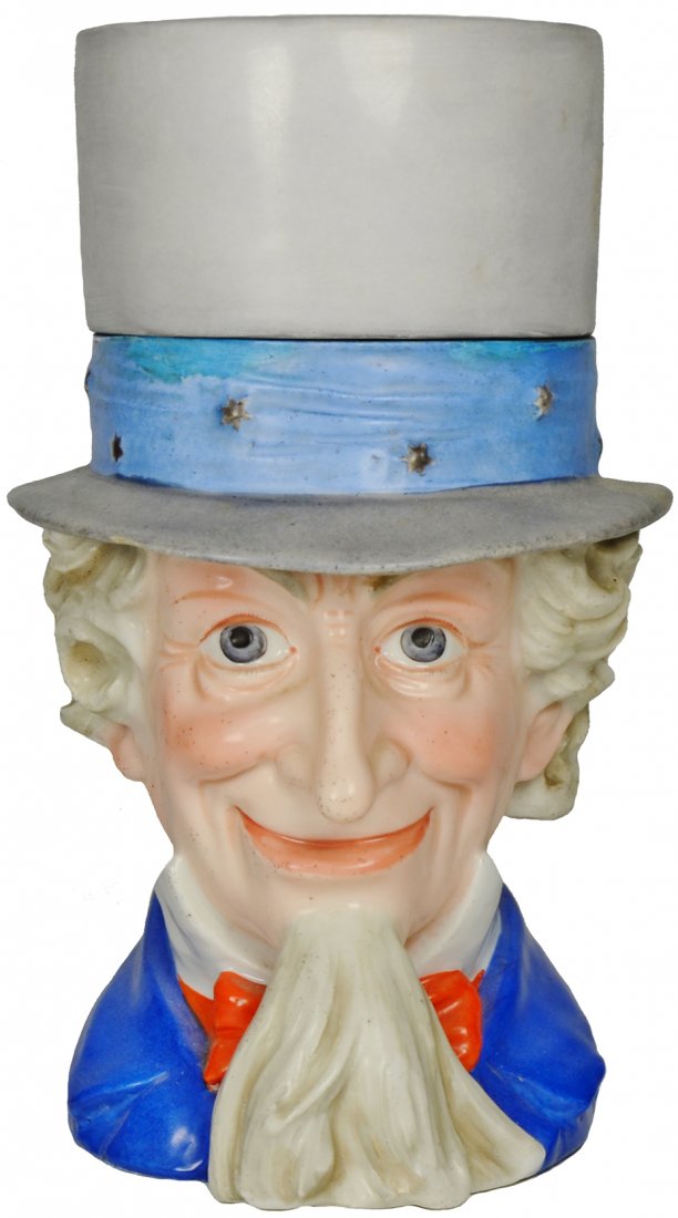 RARE Full Color Schierholz Uncle Sam Stein
