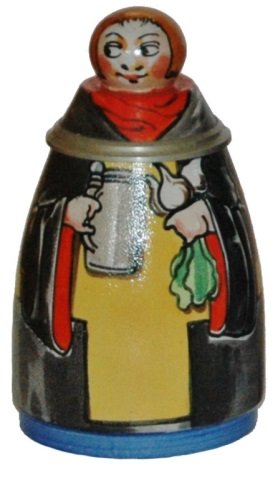 Franz Ringer Munich Child Character Stein: Character 1/4L Stoneware. Franz Ringer Munich Child. Mint.