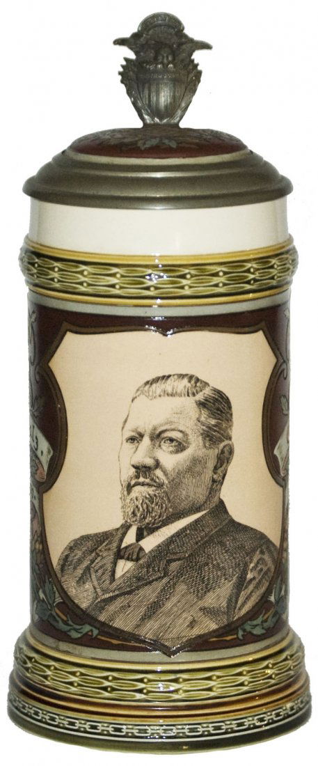 George Ehret Brewery Mettlach Etched Stein (1 of 1)