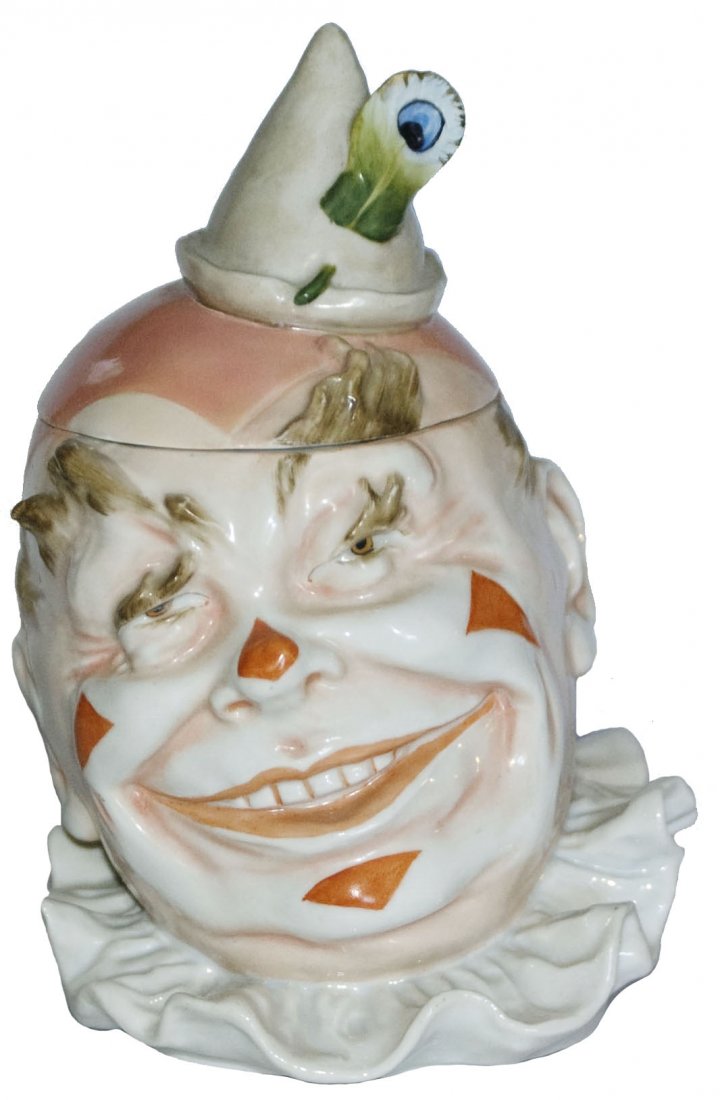 Clown Schierholz Porcelain Character Stein (1 of 1)