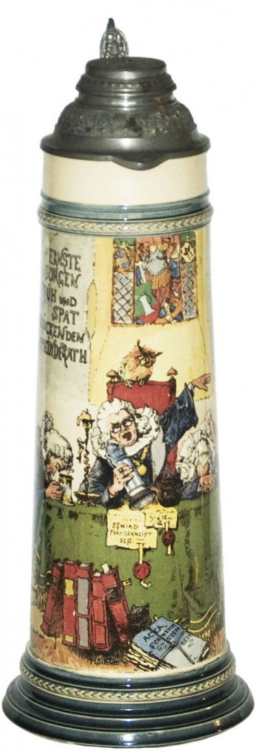 Schlitt 4 L Drunk Judges Mettlach Stein (1 of 3)