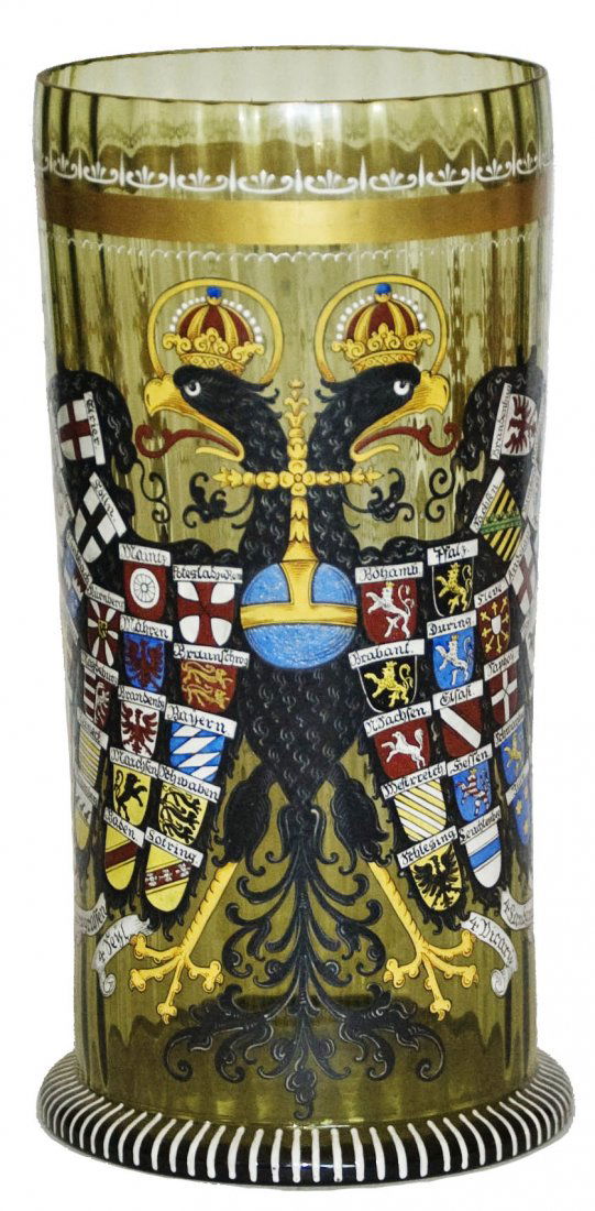 Pokal w Enameled Imperial Eagle & State Shields (1 of 1)