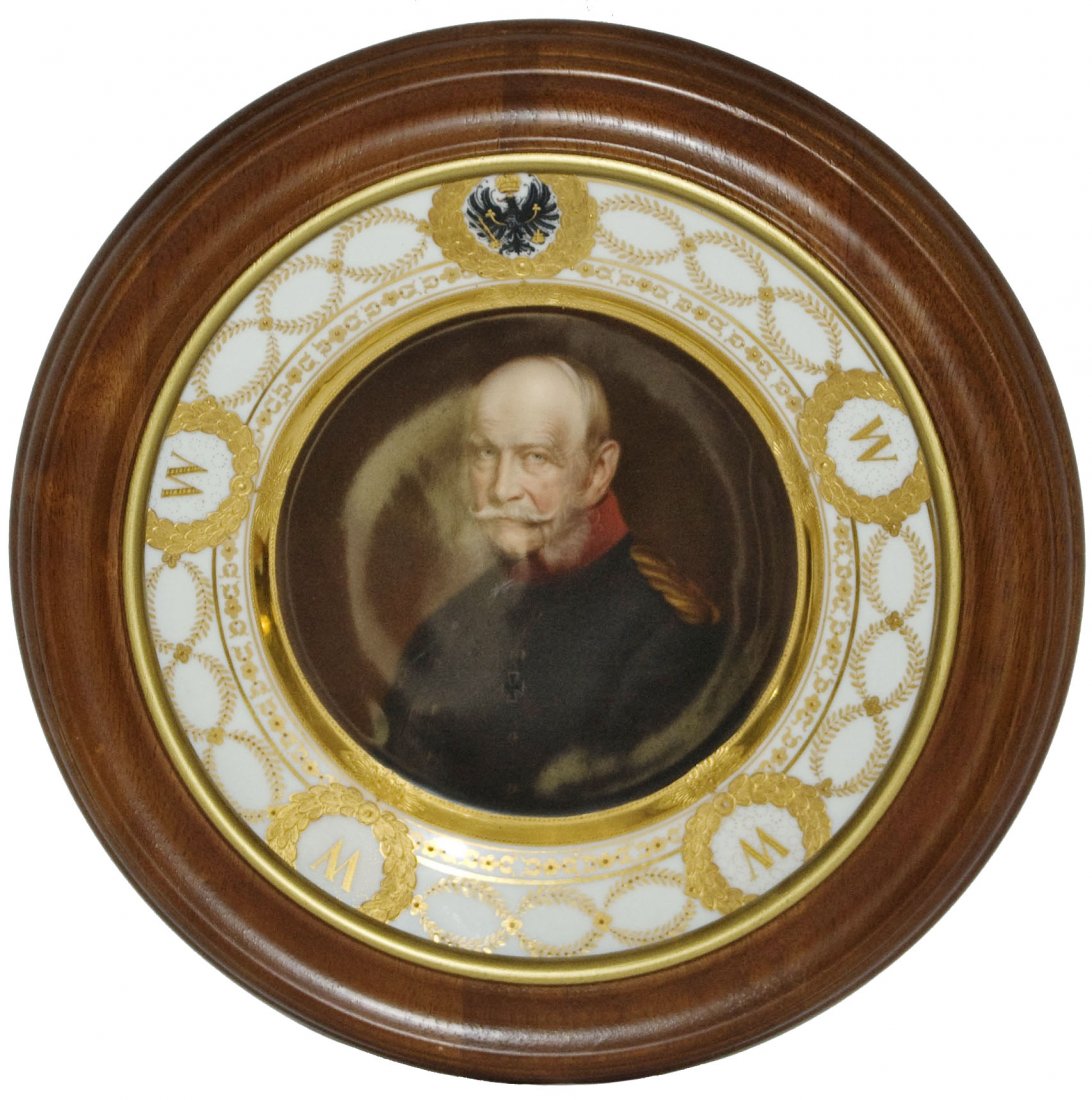 Royal Vienna Handpainted Plate Wilhelm I (1 of 1)