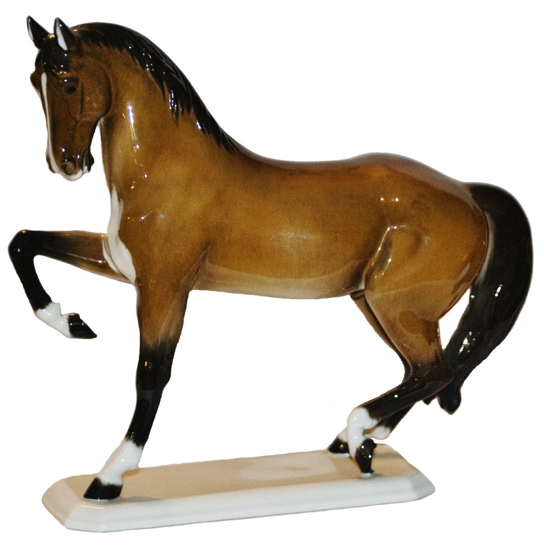 Rosenthal Porcelain 10" x 10" Horse Figurine (1 of 1)