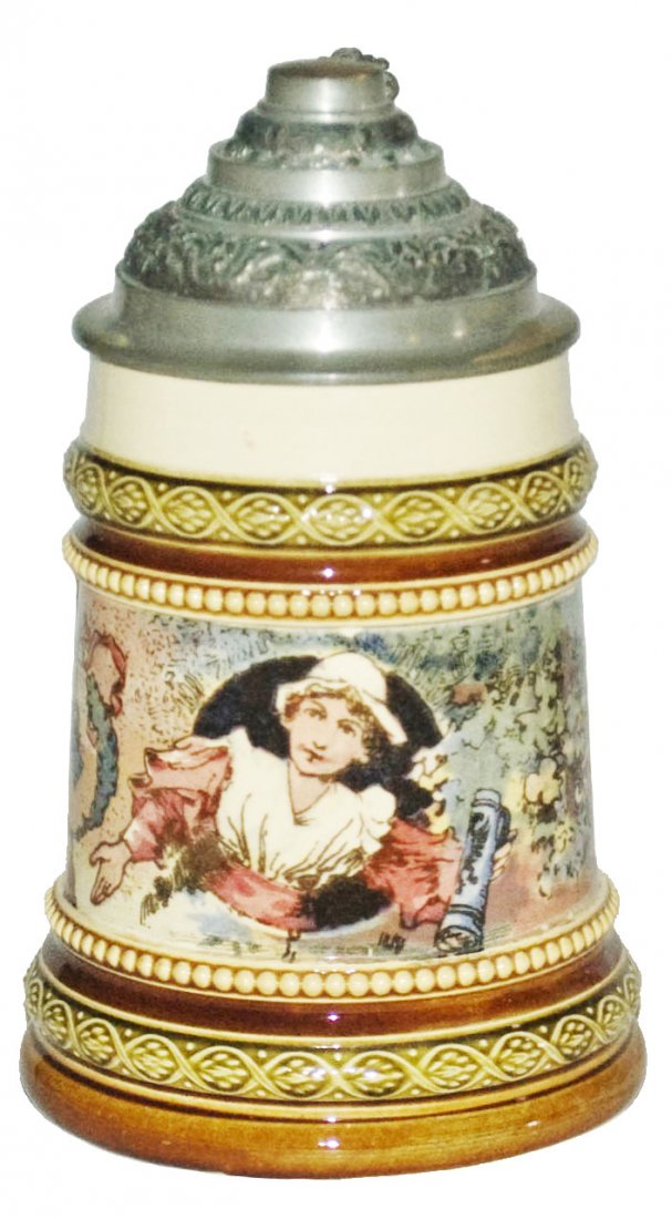 Barmaid Mettlach 1/4L Stein (1 of 1)