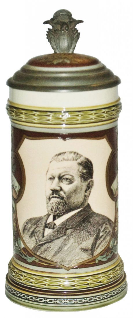 George Ehret New York Brewery Mettlach Stein (1 of 1)