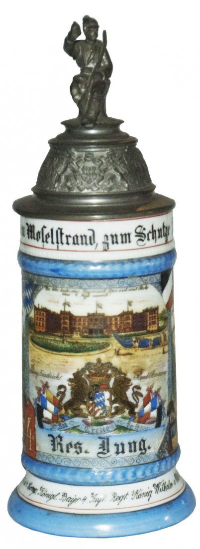 4 Comp Bayr 4 Inft Metz Regimental Stein (1 of 3)