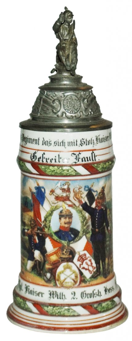 Hess Inft Nr 116 Giessen Regimental Stein (1 of 3)