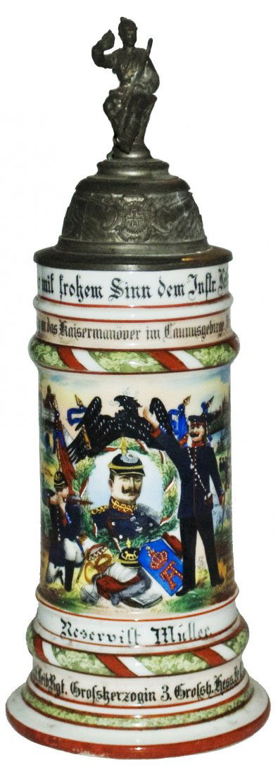 Hess No 117 Mainz Inft Leib Regimental Stein (1 of 3)