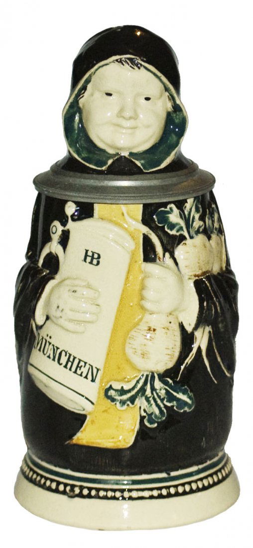 Reinemann Pottery Munich Child Character Stein (1 of 1)